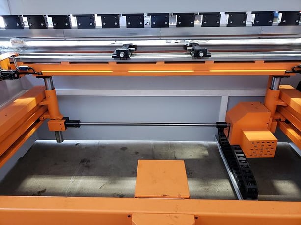 242 Ton, Ermak #Power-Bend-Falcon, CNC press brake, 12.3'OA, 128" between housing, 10.8" stroke, 16.1" - Image 3