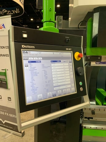 242 Ton, Ermak #Evo-3, CNC Hybrid press brake, 12' overall, 127.93" between housing, 10.83" stroke, 16.14" - Image 4