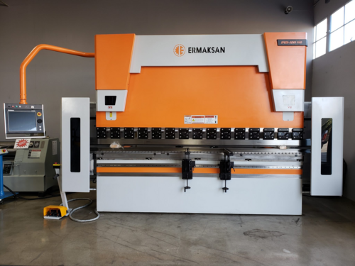 193 Ton, Ermak #Speed-Bend-Pro-3760-175, CNC press brake, 12.3' overall, 128" between housing, 10.8" stroke - Image 1