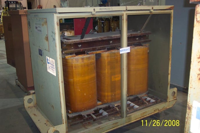 1500 KVA 12000 Primary, 2400 Secondary, Line Power, dry, taps, AEDTMS007 (2 available) - Image 3