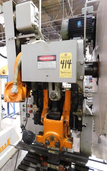 40 Ton, Rousselle #4, OBI press, 3" stroke, 12" Shut Height, 3-1/2" adj, 16" x 26" bed, (3 available) - Image 2