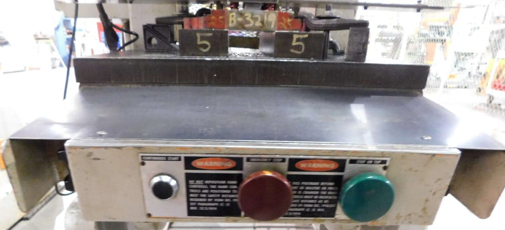 40 Ton, Rousselle #4, OBI press, 3" stroke, 12" Shut Height, 3-1/2" adj, 16" x 26" bed, (3 available) - Image 4