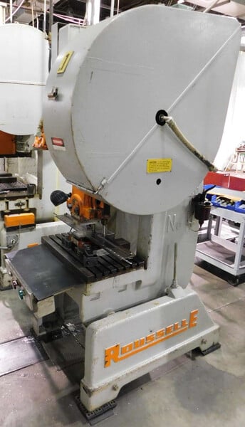 40 Ton, Rousselle #4, OBI press, 3" stroke, 12" Shut Height, 3-1/2" adj, 16" x 26" bed, (3 available) - Image 5