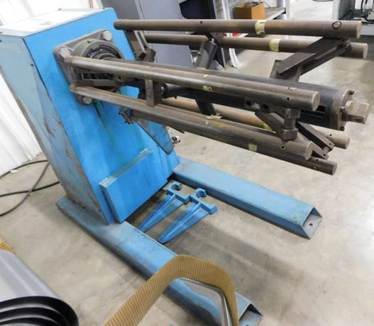 4000 lb. Durant #MD-403-MVS, motorized uncoiler, 15"-20" ID, 64" outside dimensions, 32" width, Loop control - Image 3
