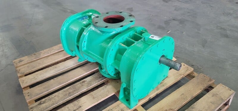540 cfm, 18 psig, Gardner Denver #5CDL9F, Clockwise Cycloblower, 4000 RPM, 5" Flange, 10" outside dimension - Image 8