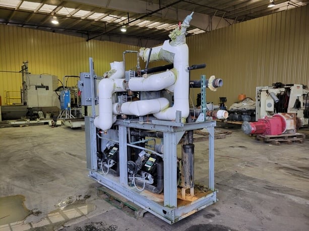 Drake #PWC440D6-T5-SMM, Water Cooled Chiller, Dual Circuit Semi-Hermetic, 440000 BTUH, R404A, 254 psig high - Image 3