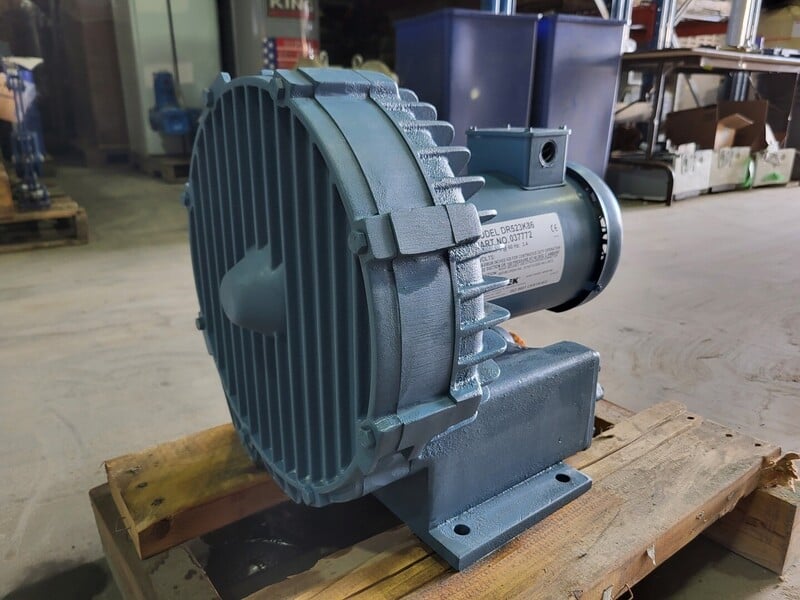 84 scfm, Ametek #DR523K86, Regenerative Blower, Centrifugal, 3 HP, 3450 RPM, 375 V. - Image 7