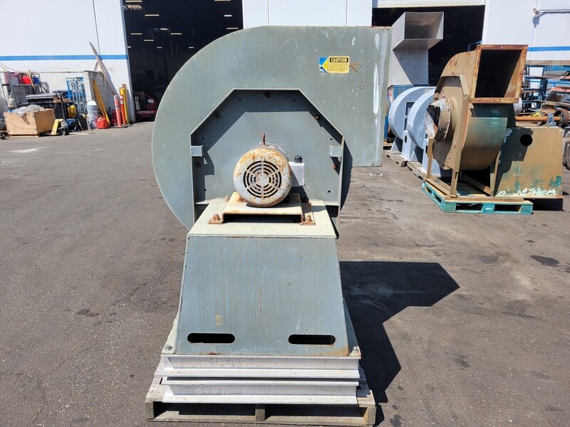 5600 cfm, Hartzell #031-24BCL4, Backward Curved Centrifugal Fan, 24" fan, 5 HP, 1170 RPM, 230/460 V, 1989 - Image 6