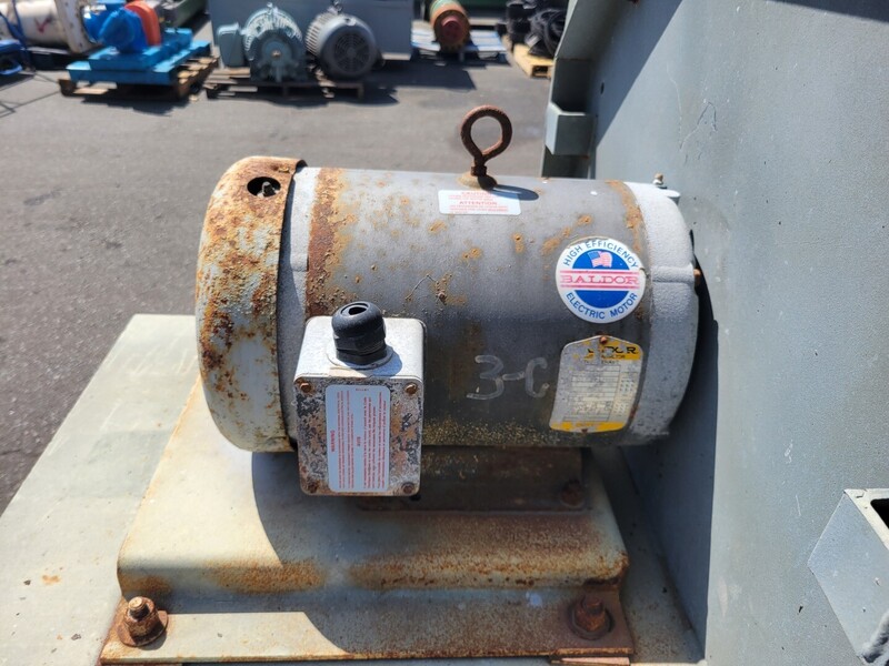 5600 cfm, Hartzell #031-24BCL4, Backward Curved Centrifugal Fan, 24" fan, 5 HP, 1170 RPM, 230/460 V, 1989 - Image 7