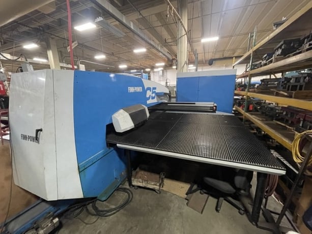 33 Ton, Finn-Power #C5, CNC Turret Punch, 20 station, 1100 SPM, Siemens 840D Control, 2006 - Image 4