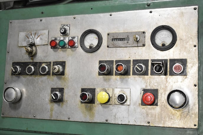 150 Ton, Minster #P2-150-54, straight side double crank, 6" stroke, 23" Shut Height, 4" adj., 45-90 SPM - Image 4