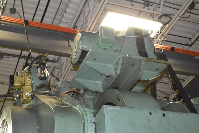 150 Ton, Minster #P2-150-54, straight side double crank, 6" stroke, 23" Shut Height, 4" adj., 45-90 SPM - Image 6