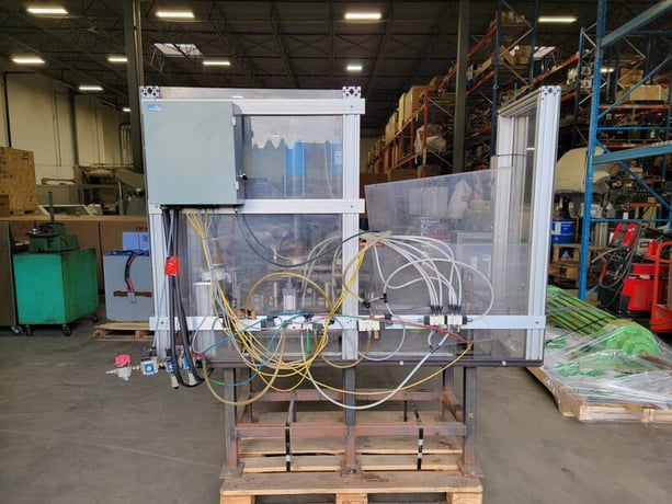 Multicyl, Pneumatic Aluminum Punching Machine, 23 mm stroke, 50" x 14.5" Table, 460 mm Table Travel, 120 V - Image 5