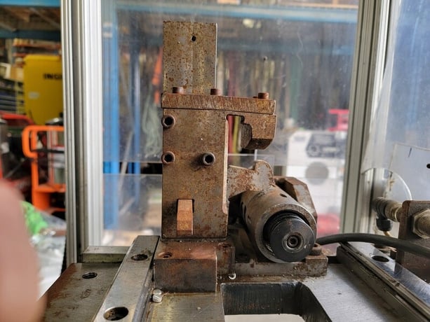Multicyl, Pneumatic Aluminum Punching Machine, 23 mm stroke, 50" x 14.5" Table, 460 mm Table Travel, 120 V - Image 10