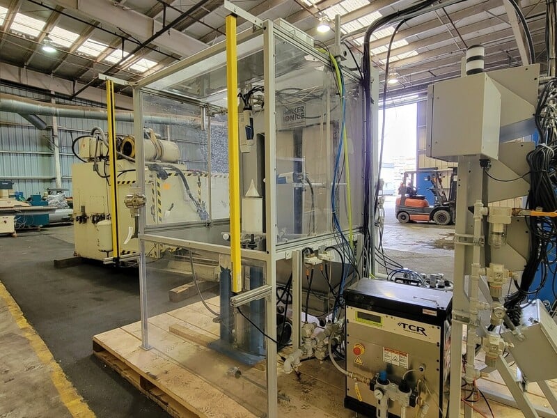 6-Gun Powder Coat Spray System, Parker Ionics #Q_Flo 2000V, (2) Powder Pots, (6) Panels, 120/575 V, 2018 - Image 9