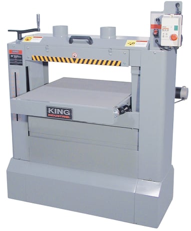 26" King Canada #KC-26DS, Dual Drum Sander, 12" Board thickness, 5" min. L Board, 5" x 120" Abrasive Belt - Image 1