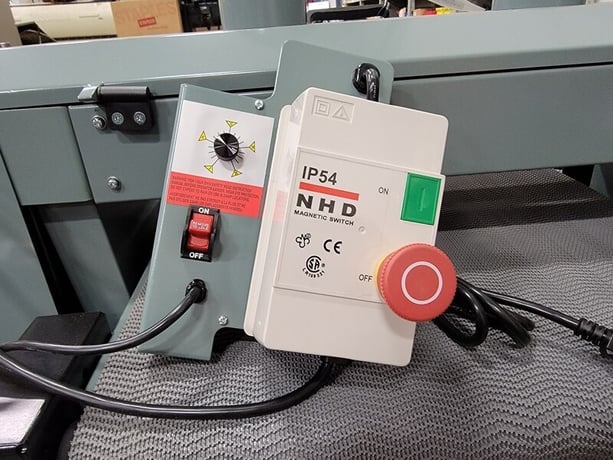 26" King Canada #KC-26DS, Dual Drum Sander, 12" Board thickness, 5" min. L Board, 5" x 120" Abrasive Belt - Image 8