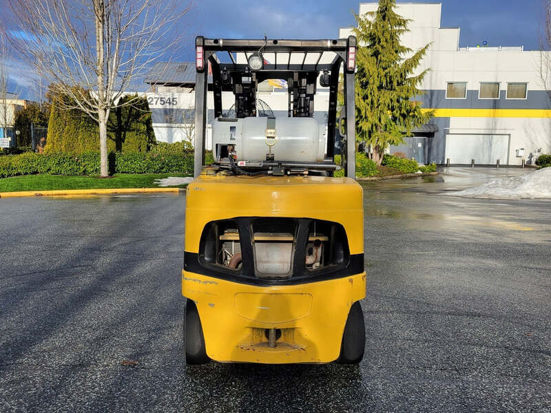 8000 lb. Yale #GLC080VXNGSE088, Forklift, 185.6" lift height, 99.5" Mast lowered height, 3 Mast Stages - Image 4