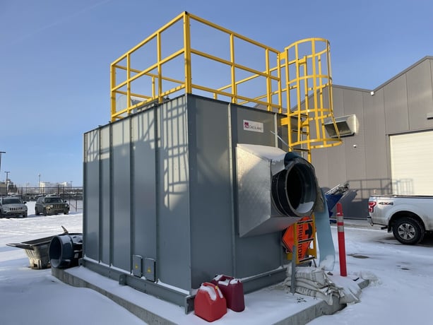 Circul-Aire #DAS-808-2D12-SC, Deep Bed Air Scrubber, 2 deep beds, 10 HP - 3515 RPM Blower, 2019 - Image 6
