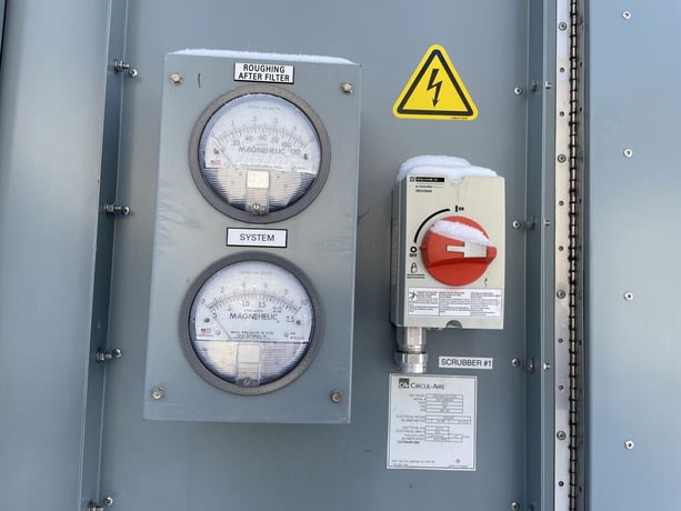 Circul-Aire #DAS-808-2D12-SC, Deep Bed Air Scrubber, 2 deep beds, 10 HP - 3515 RPM Blower, 2019 - Image 10