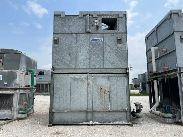 470 Ton, Imeco #IDC-1880-4, evaporative condenser, 20 HP motor, 2001 - Image 3