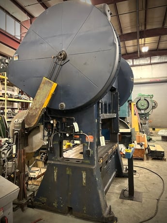 125 Ton, Bliss #S2-125-72-36, straight side double crank press, 10" stroke, 22.5" SH to bed SDAU, 72" RL x - Image 4