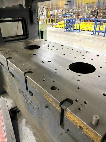 125 Ton, Bliss #S2-125-72-36, straight side double crank press, 10" stroke, 22.5" SH to bed SDAU, 72" RL x - Image 9