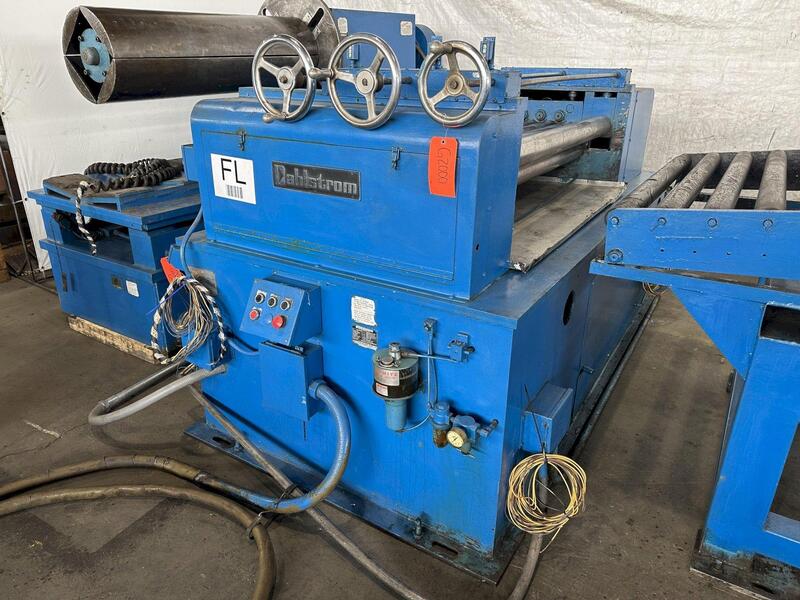 54" x .104" Dahlstrom #S54-12-10, 9 Roll Leveler / Flattener, 30-150 FPM, Entry Pinch Rolls - Image 3