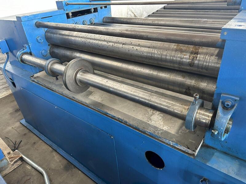 54" x .104" Dahlstrom #S54-12-10, 9 Roll Leveler / Flattener, 30-150 FPM, Entry Pinch Rolls - Image 4