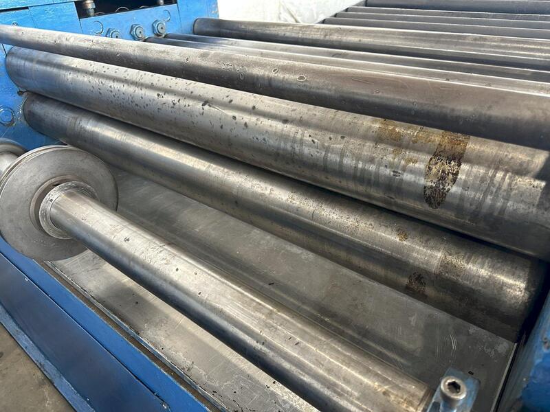 54" x .104" Dahlstrom #S54-12-10, 9 Roll Leveler / Flattener, 30-150 FPM, Entry Pinch Rolls - Image 5
