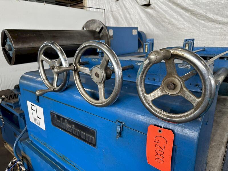 54" x .104" Dahlstrom #S54-12-10, 9 Roll Leveler / Flattener, 30-150 FPM, Entry Pinch Rolls - Image 8