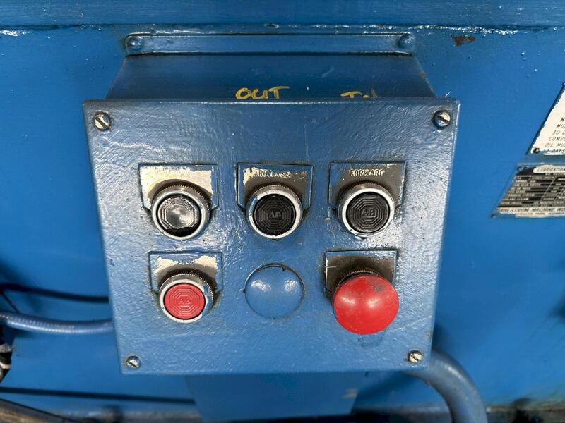 54" x .104" Dahlstrom #S54-12-10, 9 Roll Leveler / Flattener, 30-150 FPM, Entry Pinch Rolls - Image 10
