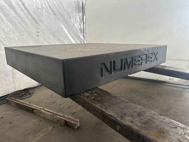 40" x 42" x 6" Numerex, granite inspection table - Image 1