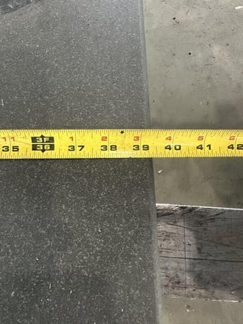 40" x 42" x 6" Numerex, granite inspection table - Image 7