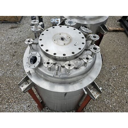 264 gallon Kalina Engineering, jacketed Stainless Steel pressure rated mix tank vessel - Image 2
