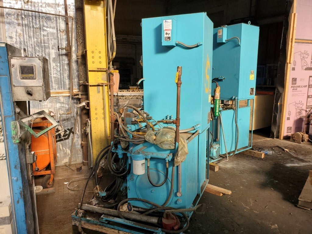 400 Ton, French Oil TMP, hydraulic press, 6 stroke, 12" DL, 24" x28", electric platen - Image 9