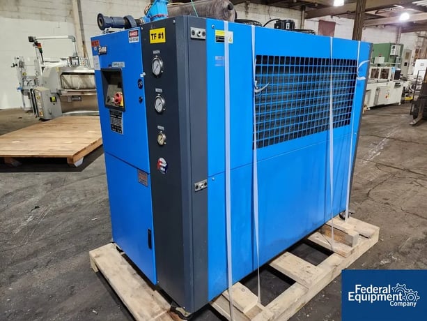 Budzar #BWA-AC-10-FCB-22-0-000, chiller, R-22 refrigerant, 10HP, 460V - Image 1