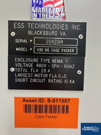 ESS Technologies #V30 Series Vertical HS Case Packer - Image 2