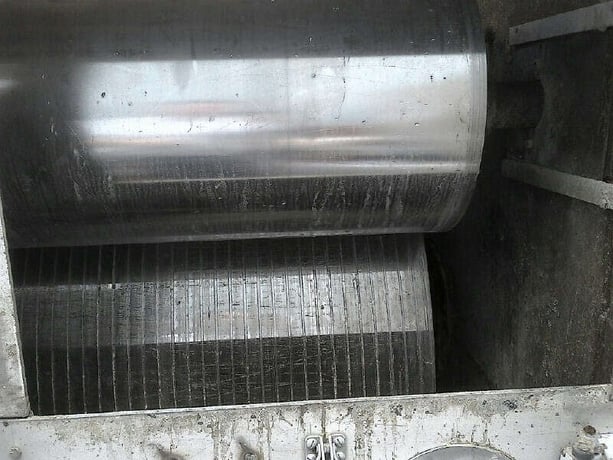 48" x 48" Buflovak, drum flaker, 316 Stainless Steel, 50 SF, vapor-tite, top roll feed, #1271274 - Image 1