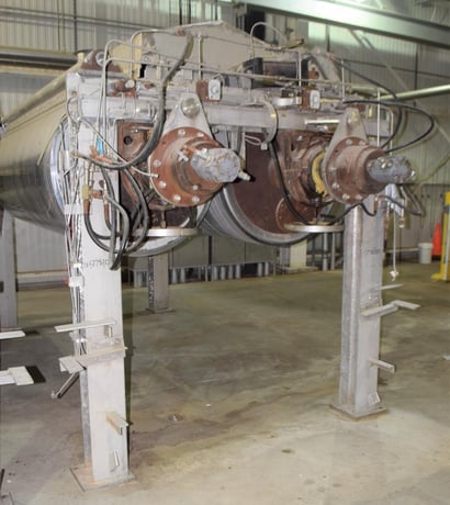 42" x 120" PFE Rolls, double drum dryer, (2) chrome plated rolls, 160 psi @ -20 to 650&deg;F, 2006 - Image 8