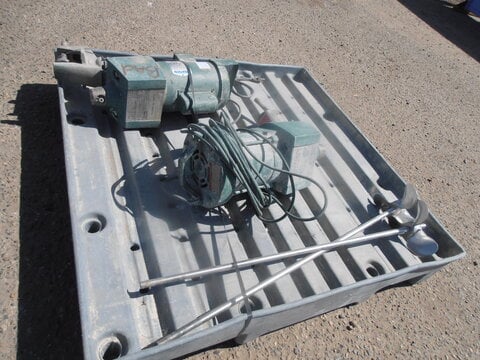 Lightnin #ND-1, mixer agitator, .43 HP, includes Stainless Steel 3' shaft & prop - Image 1