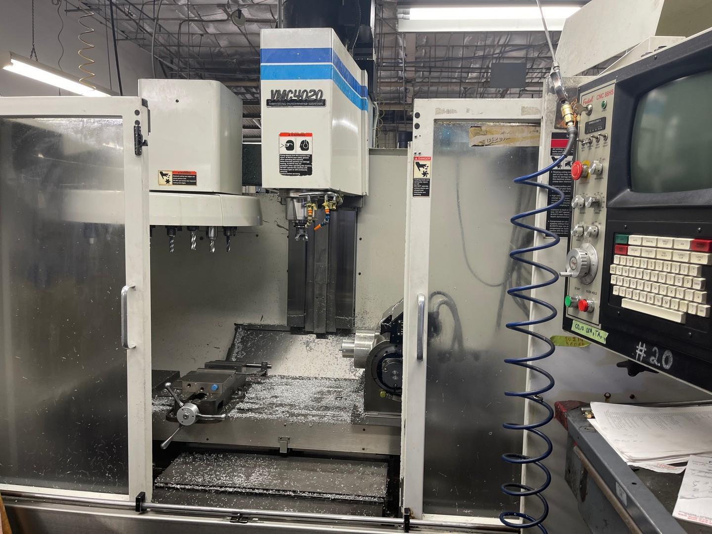 Fadal #VMC4020, vertical machining center, 20 automatic tool changer, 40" X, 20" Y, 20" Z, 10000 RPM, #40 - Image 2