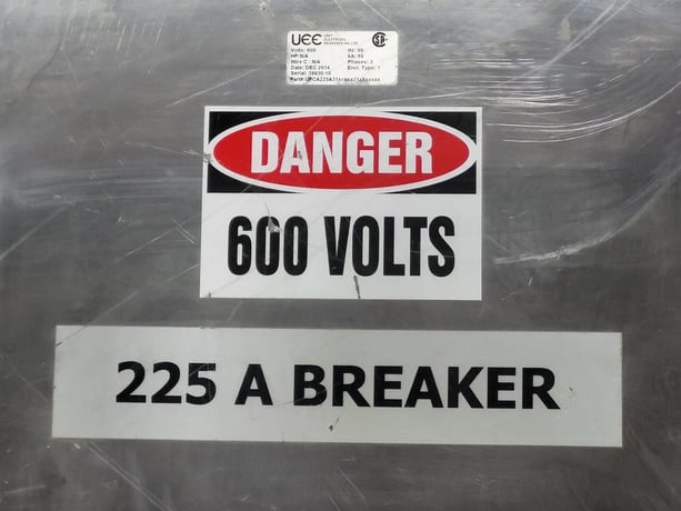 225 Amps, Eaton, KDC3400FS, 3-pole circuit breaker w/Stainless Steel enclosure, 600 VAC - Image 7