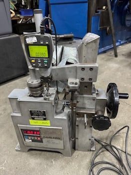 Carlson #MET-2, digital spring tester, 20 lb. capacity, up to 8" spring length, up to 1-1/4" spring diameter - Image 1