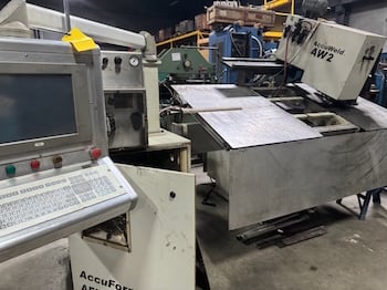 .472" Automated Industrial Machinery #AFM-2D2-T2C, CNC bender with welder, 2003 - Image 1