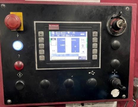 11.8" x 10.2" Behringer #HBE-261A, dual post automatic bandsaw, 2018 - Image 8