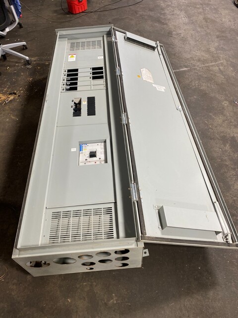 800 Amp. Eaton, PRL4, PDG43G0800FNNN, panelboard, 3R enclosure, 277/480 Volts, 3 phase - Image 1