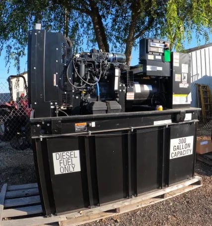 80 KW Generac #D4.5F.1, diesel generator, #091104 - Image 1