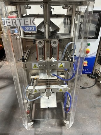 Weighpack #Vertek-800, vertical form fill seal b, 60 bags/minute, Omron Sysmac CP1H PLC, 2021 - Image 4