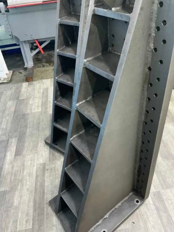 18" x 60" x 24" Drilled & tapped angle plates, steel welded plate construction, 1 set - Image 7